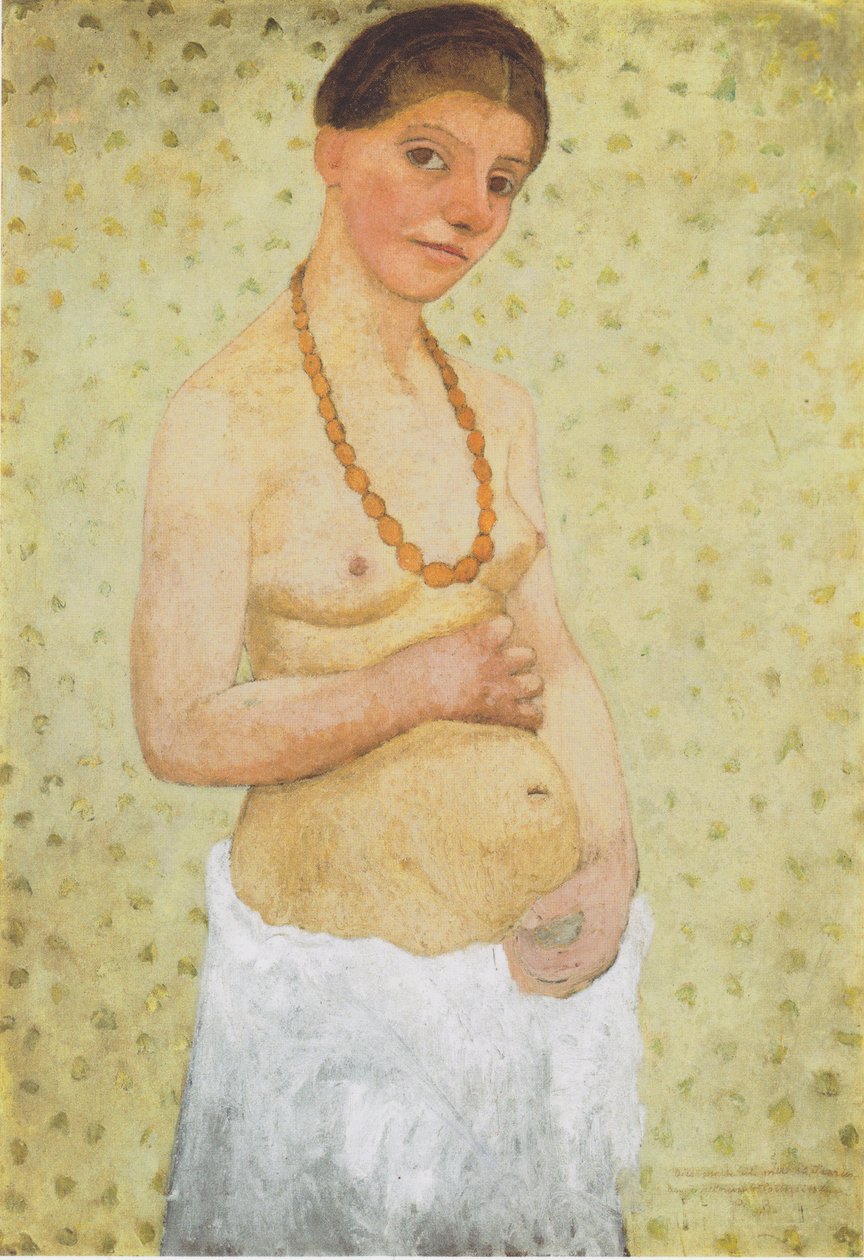 Autoportrait au 6e anniversaire de mariage - Paula Modersohn Becker