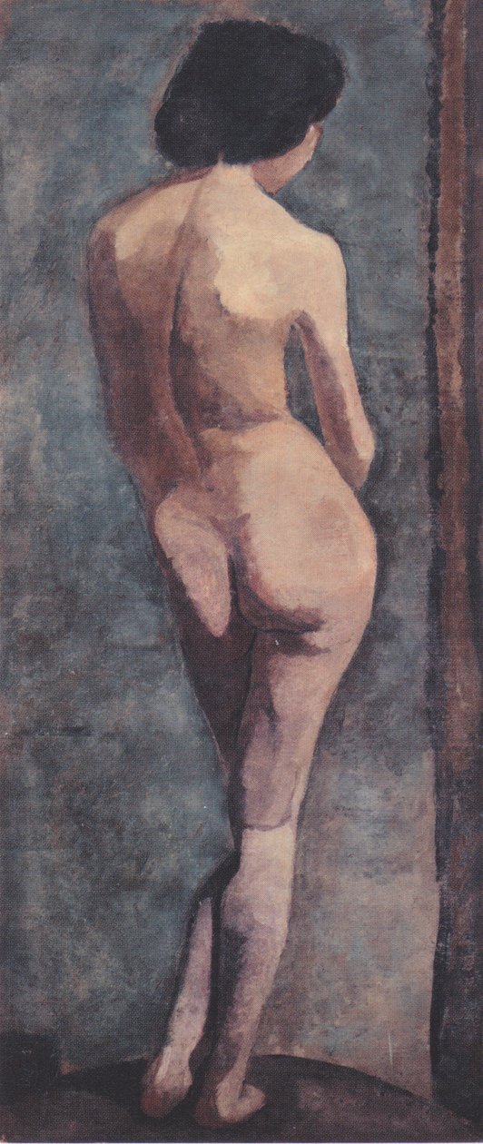 Dos féminin nu debout - Paula Modersohn Becker