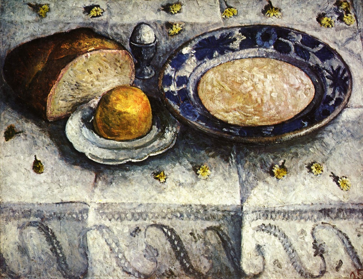 Nature morte avec une cruche de lait - Paula Modersohn Becker