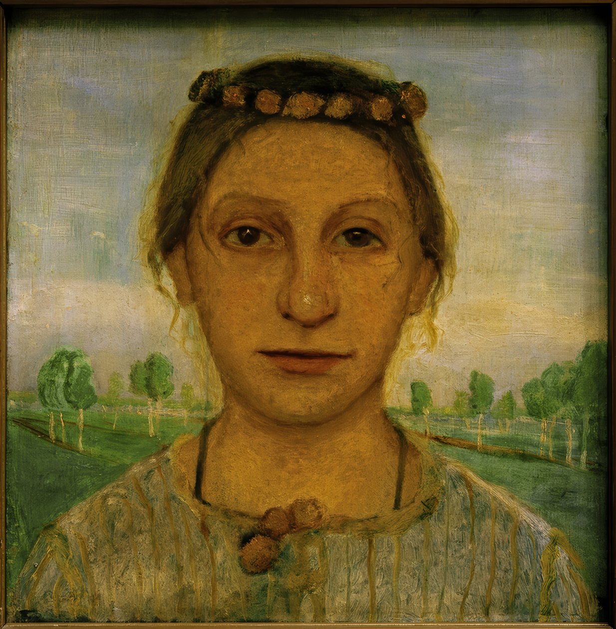 Portrait de la sœur Herma - Paula Modersohn Becker