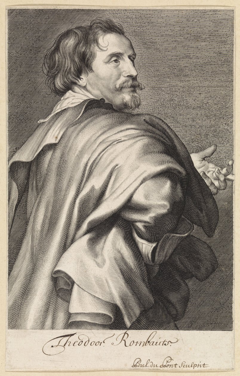 Portrait de Theodoor Rombouts - Paulus Pontius