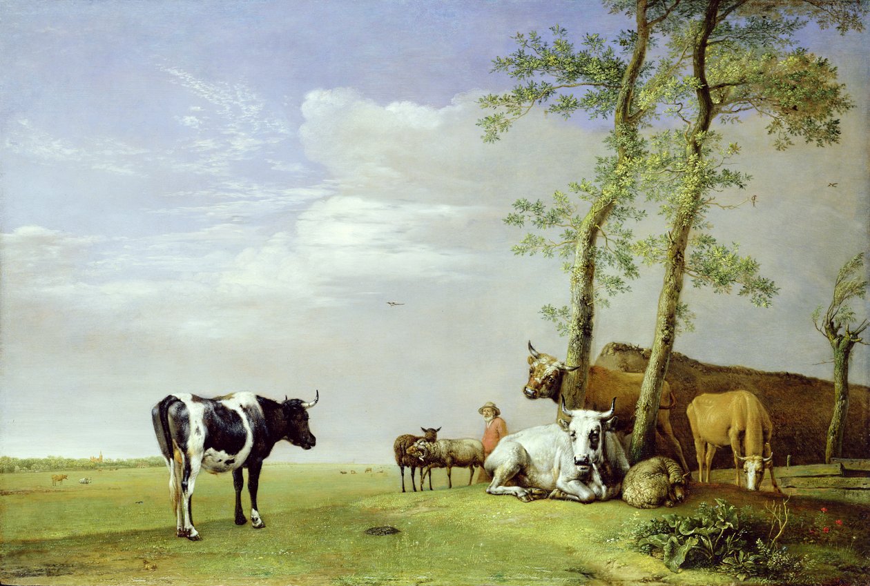Un Compatriote avec son Troupeau, 1648 - Paulus Potter