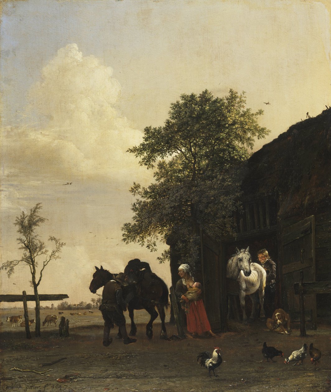 Figures avec Chevaux près d