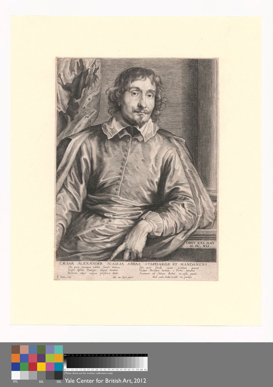 César Alexandre Scaglia Abbas Staphardæ et Mandanices - Paulus Pontius