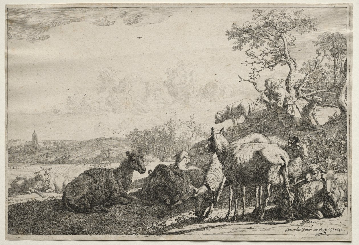 Le berger - Paulus Potter