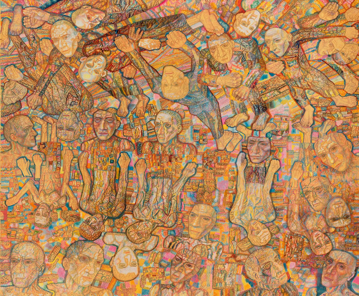 Composition de foule - Pawel Nikolajewitsch Filonow
