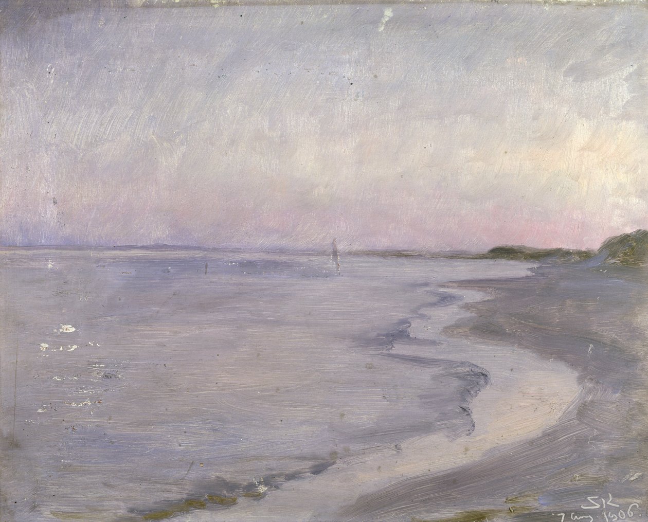 Une scène côtière - Peder Severin Krøyer