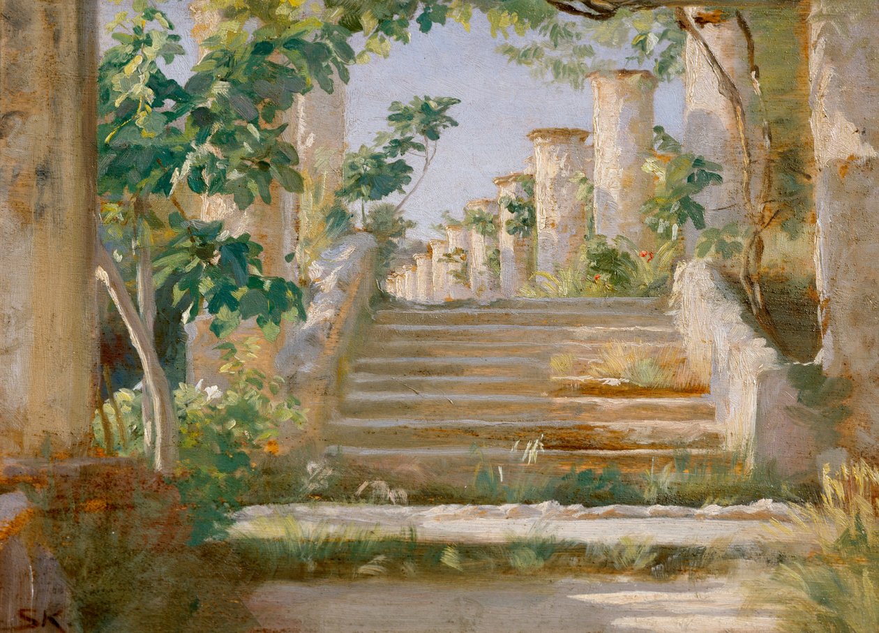 Loggia à Ravello - Peder Severin Krøyer