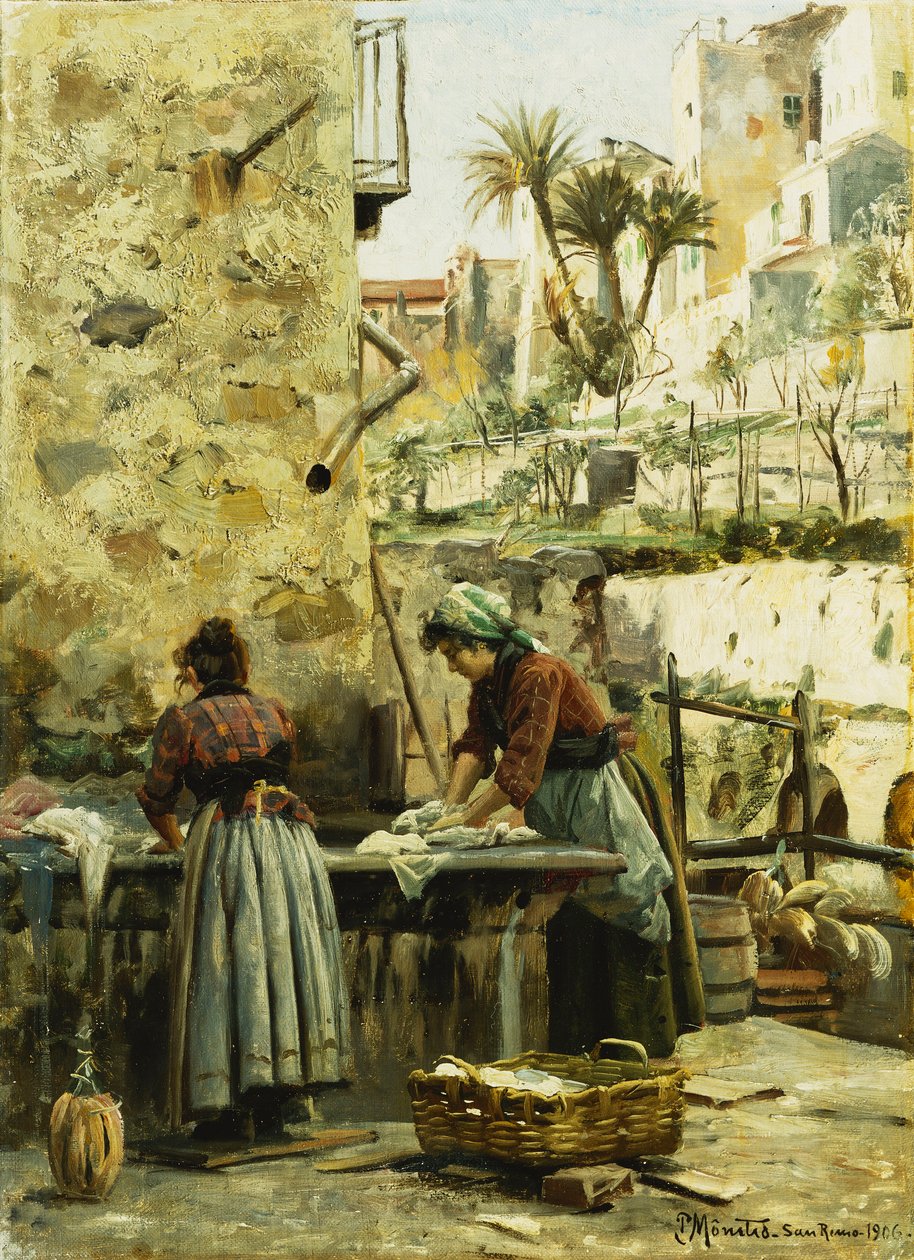 Les Lavandières - Peder Monsted