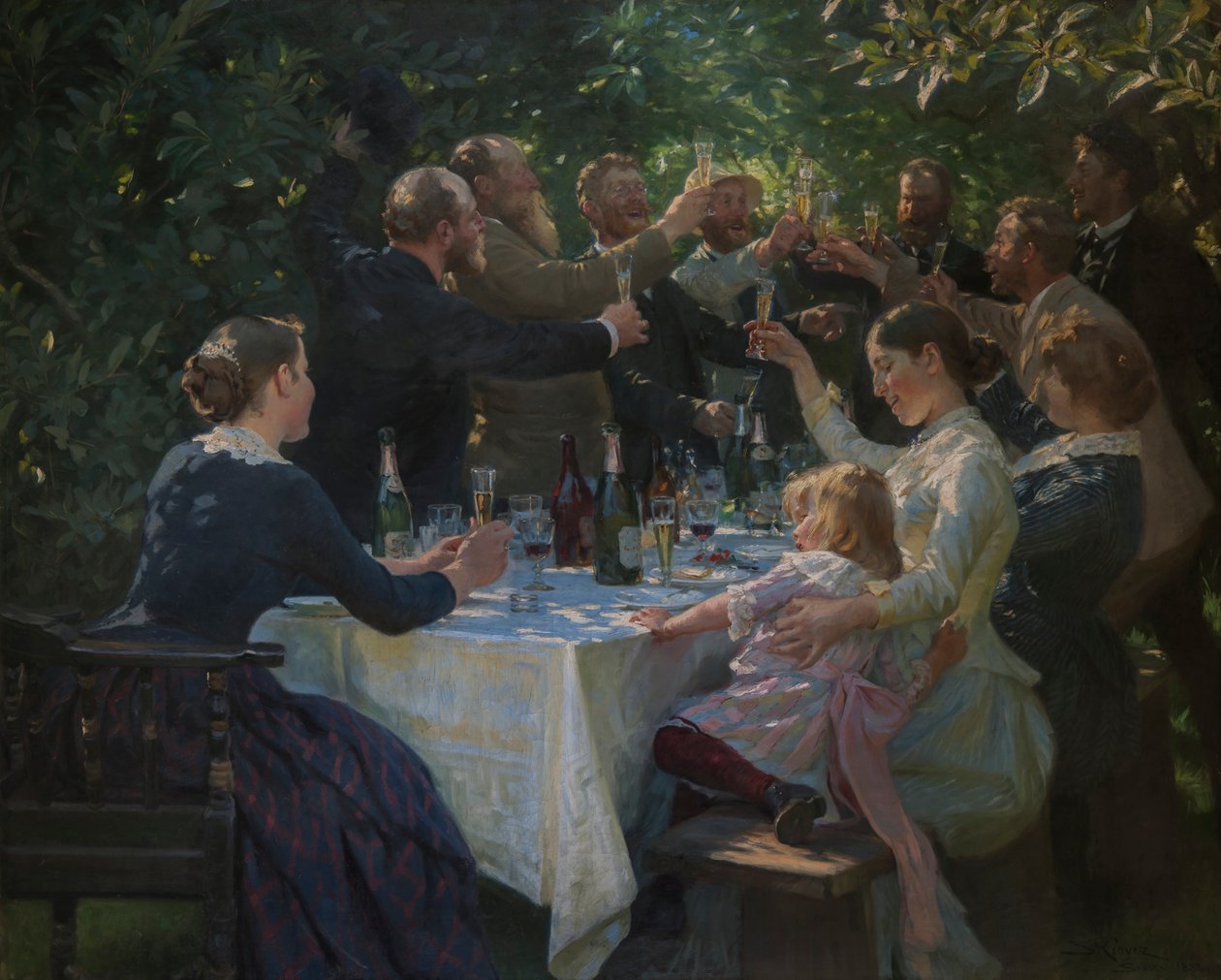 Hip, Hip, Hourra!, 1888 - Peder Severin Krøyer