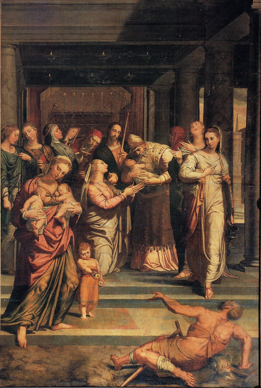 La Purification de la Vierge au temple - Pedro Campaña
