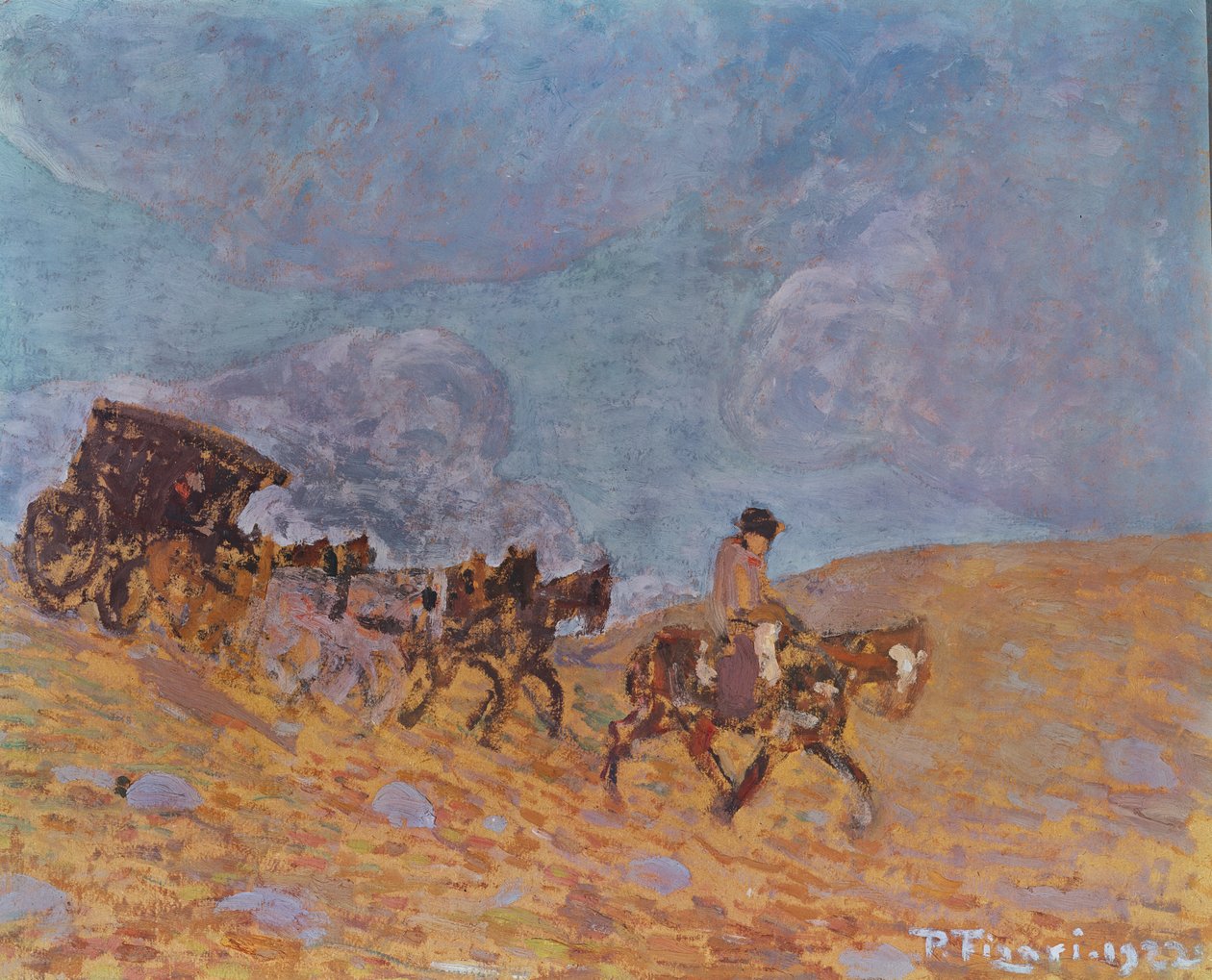 La Diligence - Pedro Figari