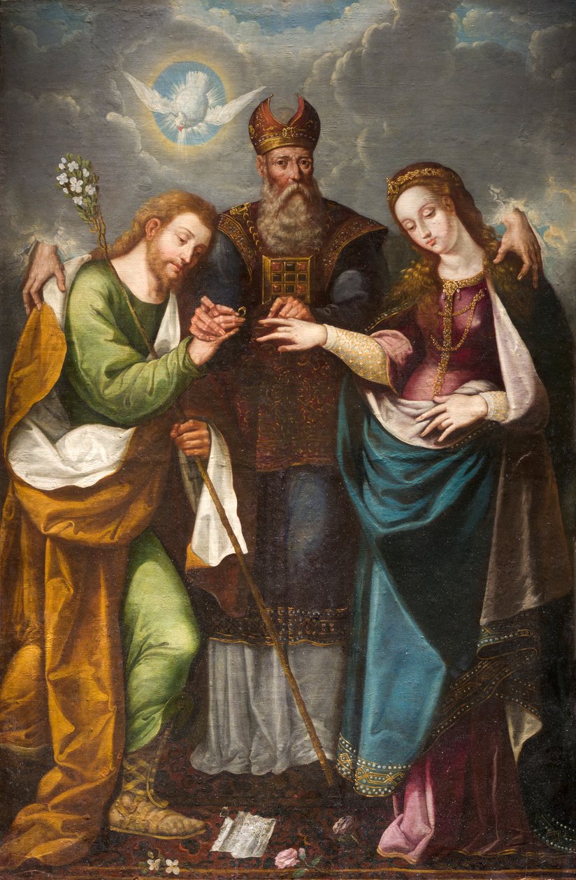 Le Mariage de la Vierge, 1668 - Pedro Ramirez