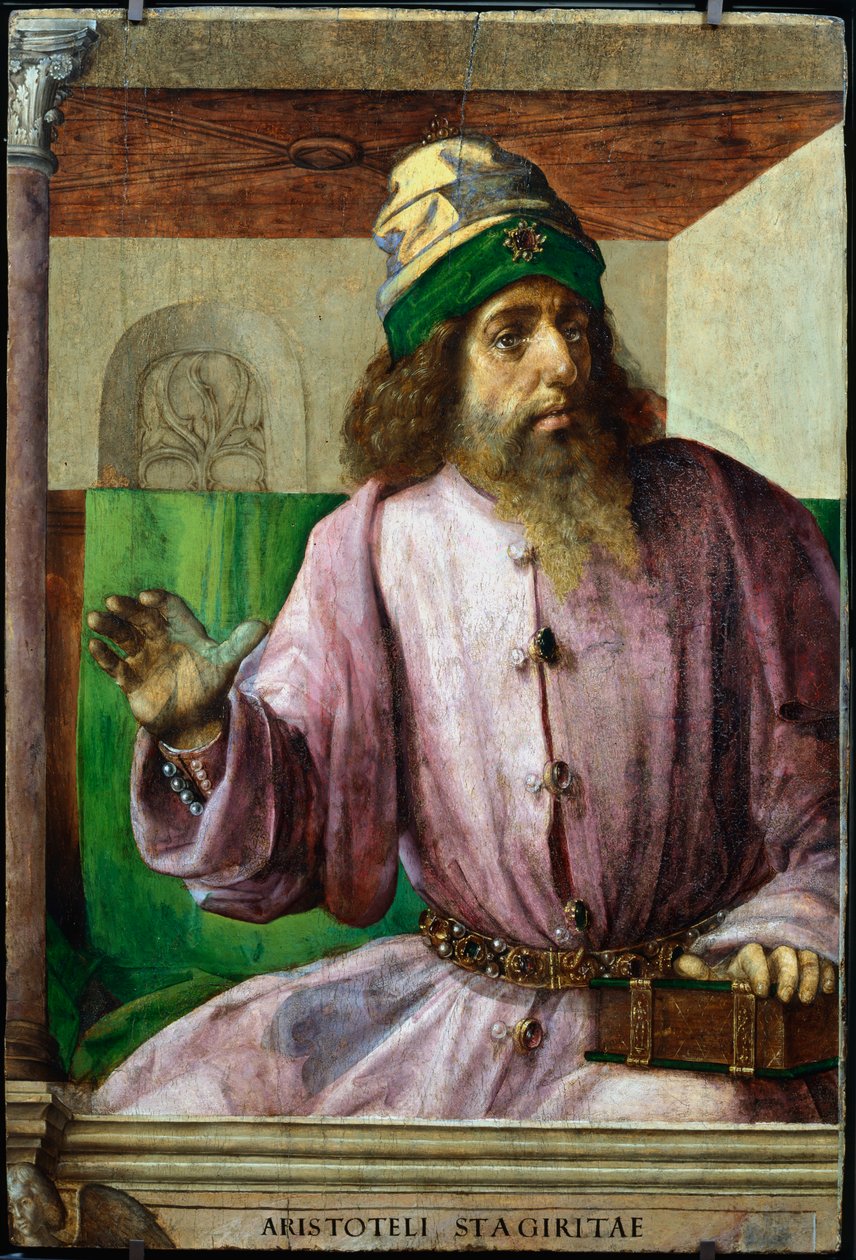 Aristote, philosophe et scientifique grec ancien, vers 1470-1504 - Pedro Berruguete