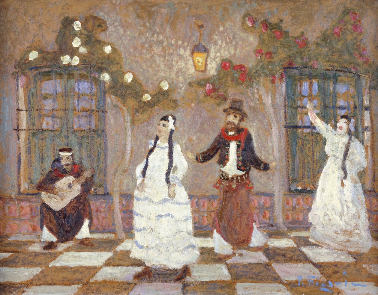 La Chacarera (danse folklorique argentine) - Pedro Figari