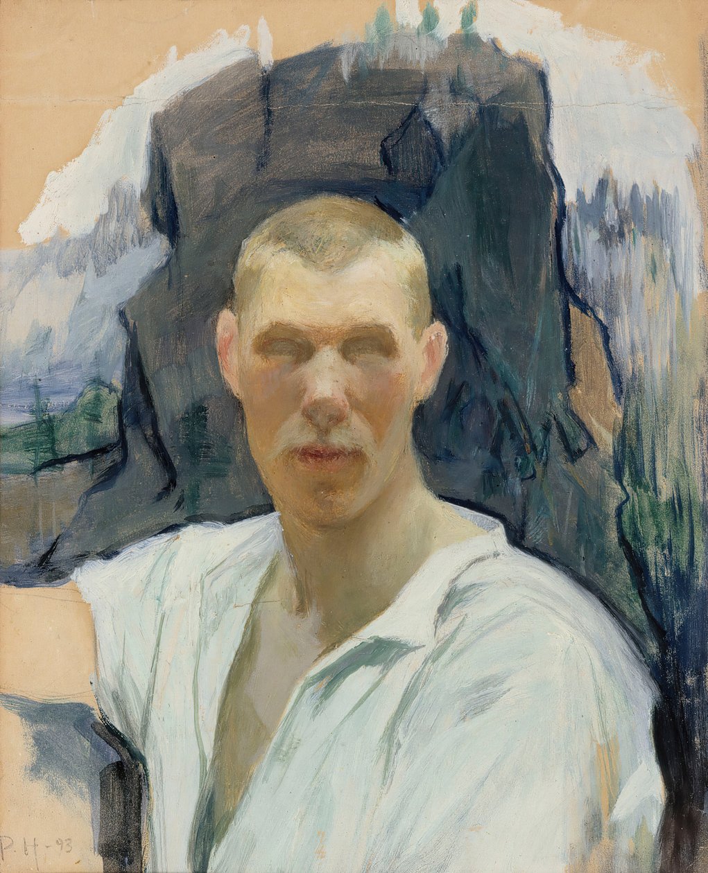 Autoportrait, 1893 - Pekka Halonen