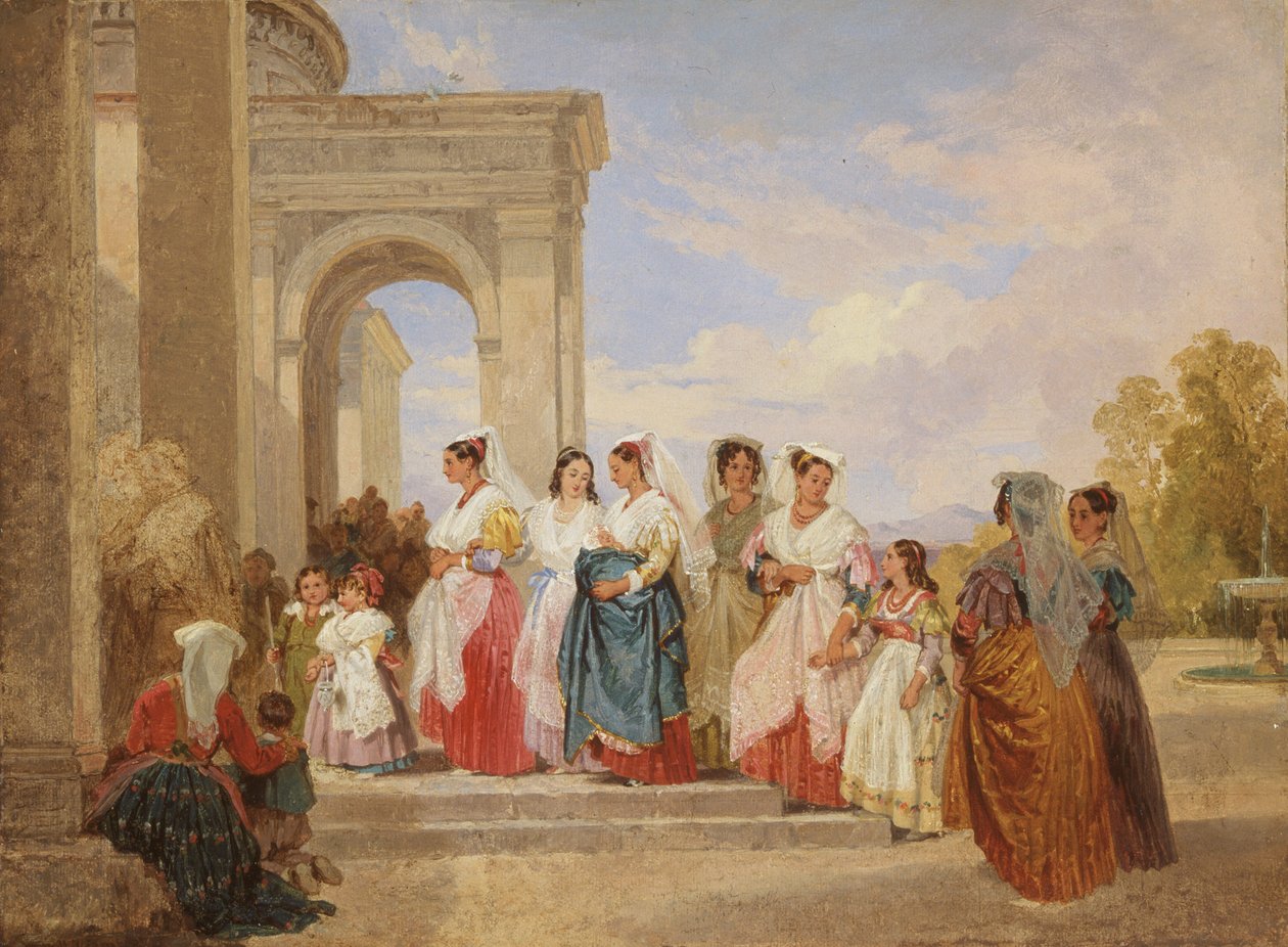 La Procession au Baptême - Penry Williams