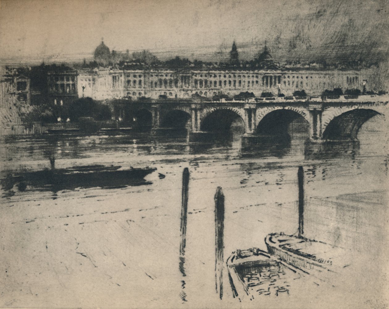 Pont de Waterloo, 1927 - Percy Robertson