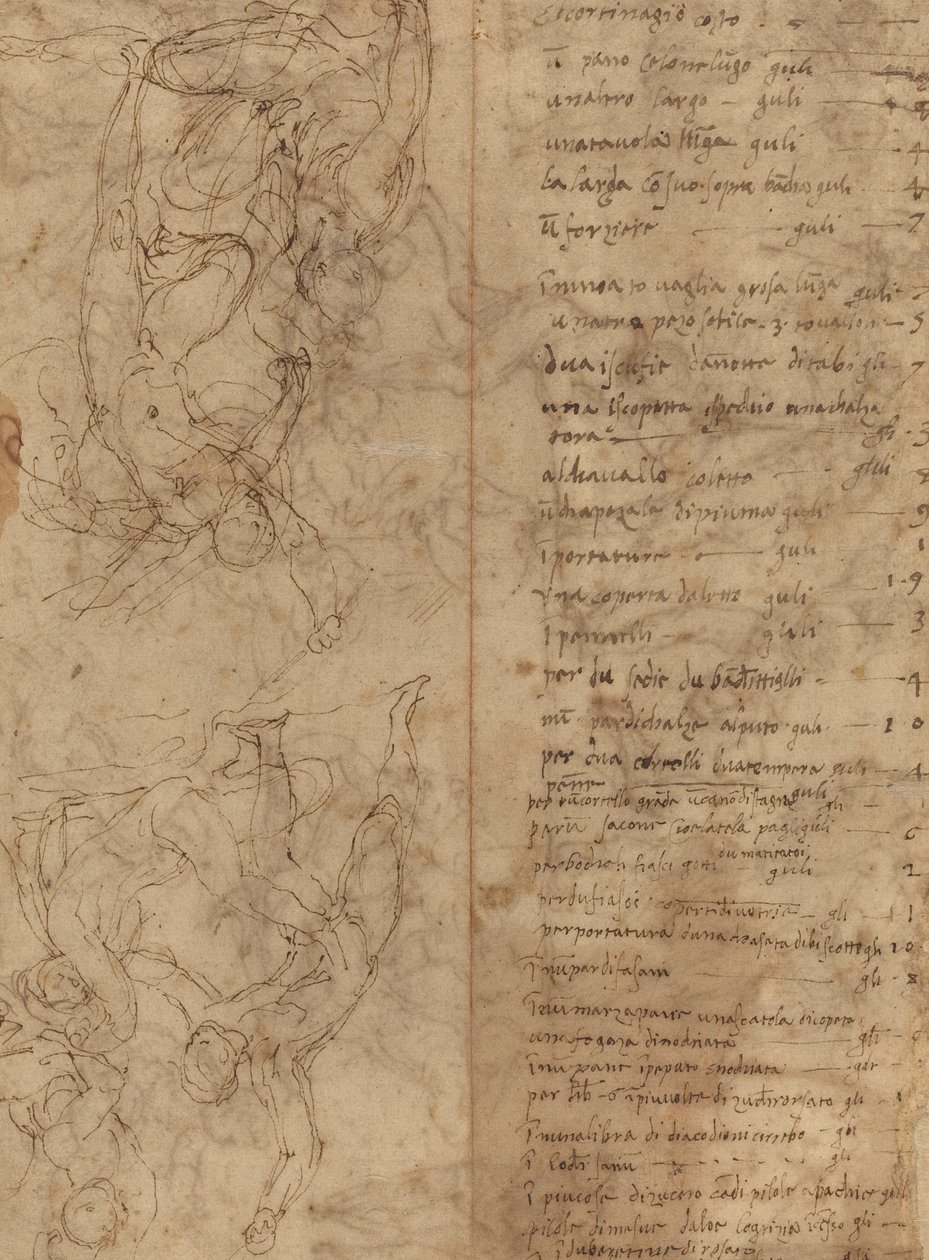 Études de figures [verso] - Perino del Vaga