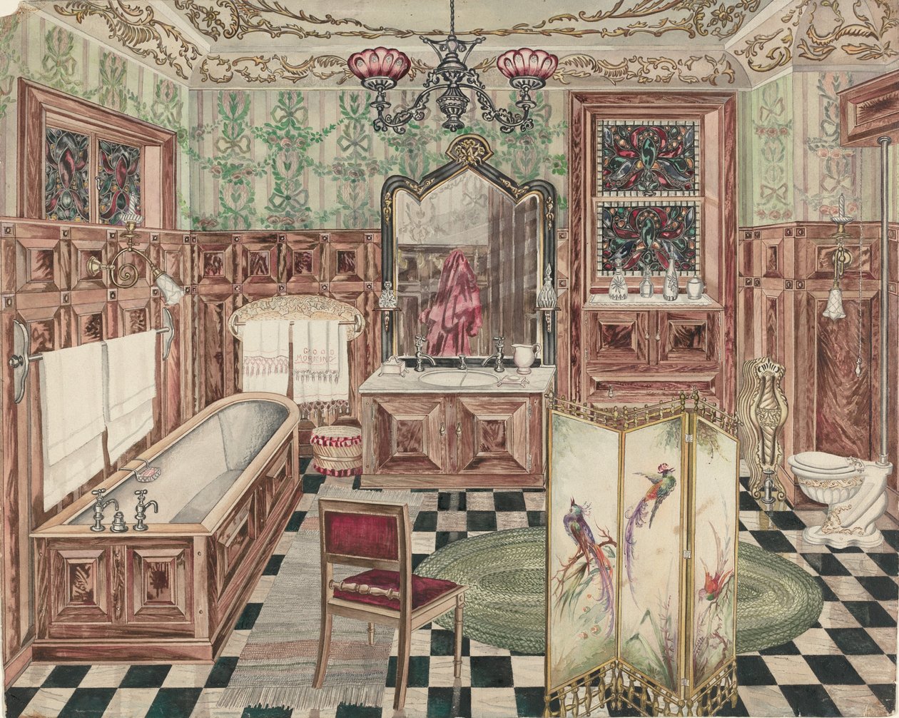 Salle de bain, 1935-1942 - Perkins Harnly