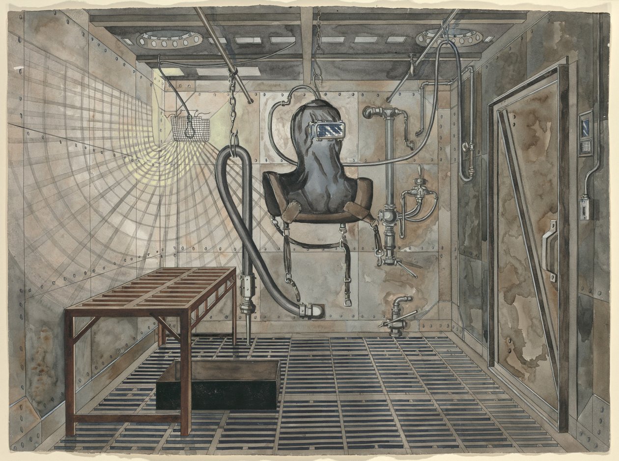 Chambre de Sablage Intérieur, 1935 - Perkins Harnly
