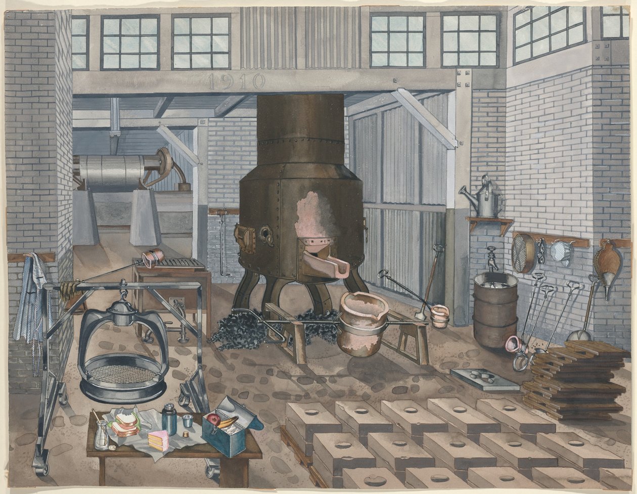 Fonderie de fer, 1910 - Perkins Harnly