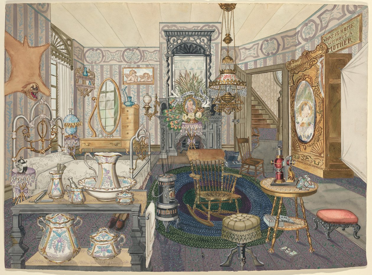 Chambre-salon avec lit - Perkins Harnly