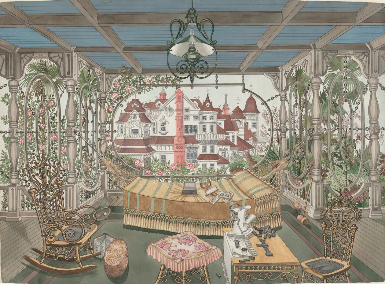 Véranda, 1885 - Perkins Harnly