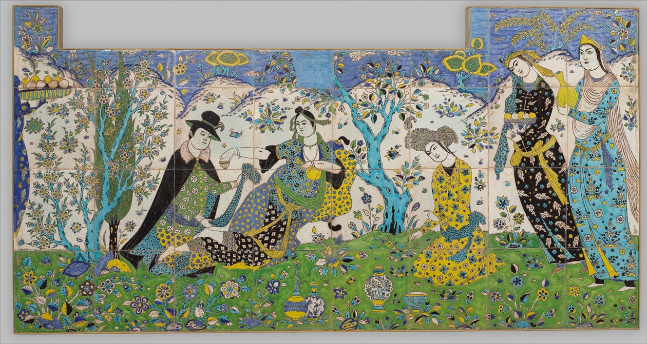 Réunion de jardin, 1640-50 - Persian School