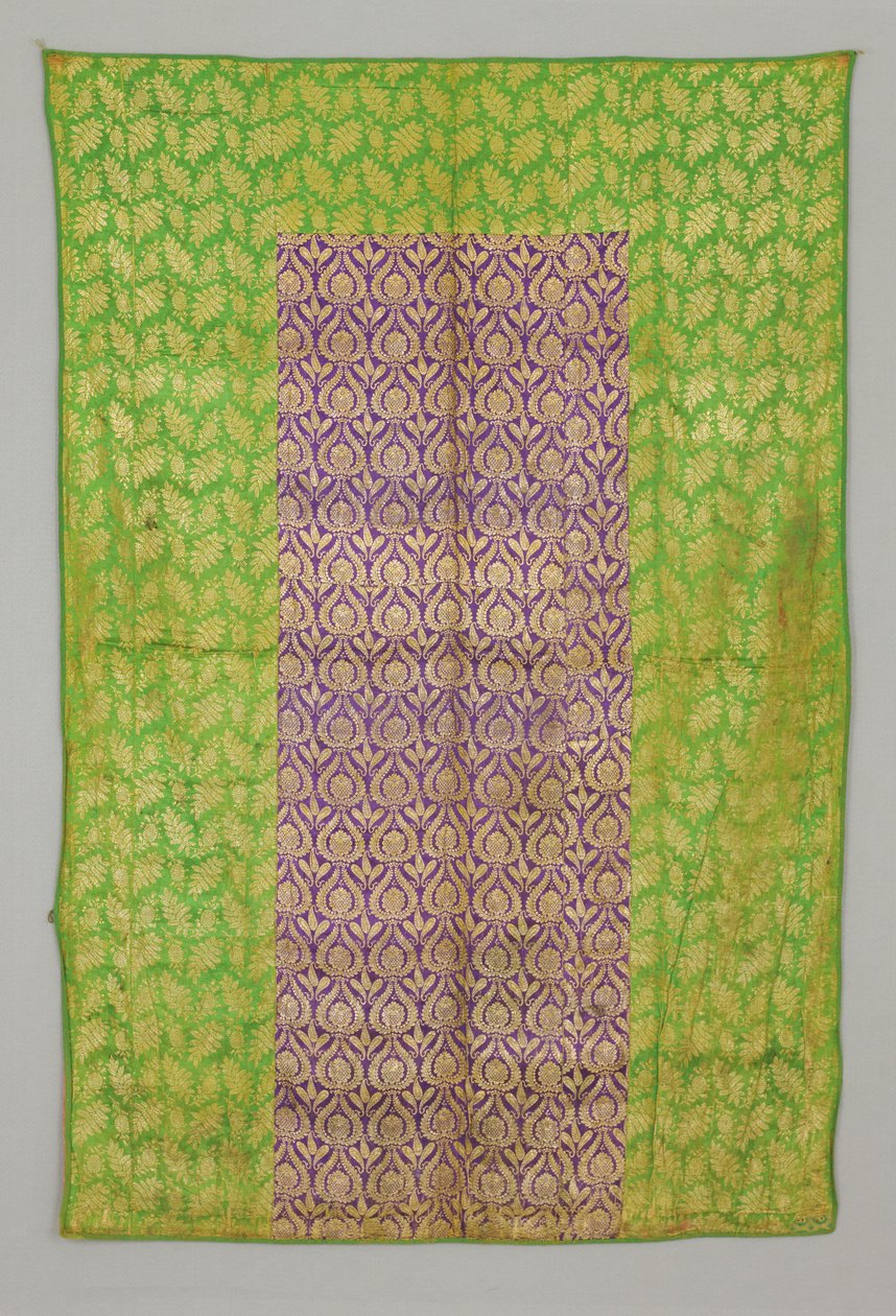 Couverture, or sur fond de satin - Persian School