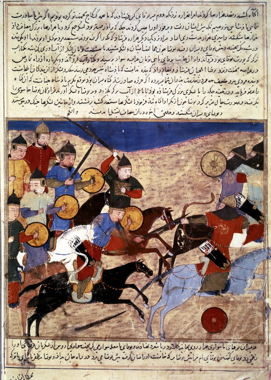 Histoire des MONGOLS: Guerriers mongols - Persian School