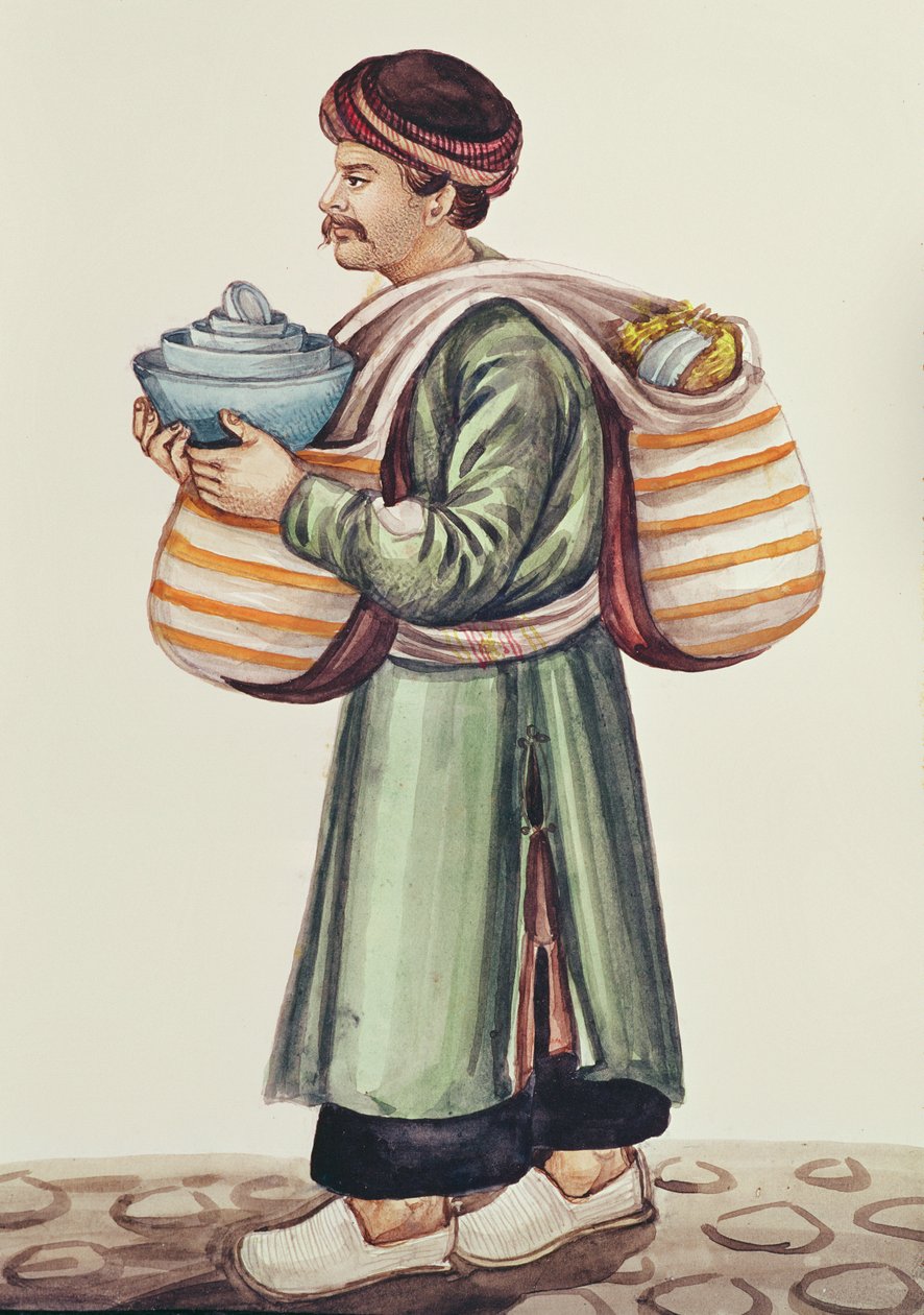 Le marchand de céramique - Persian School