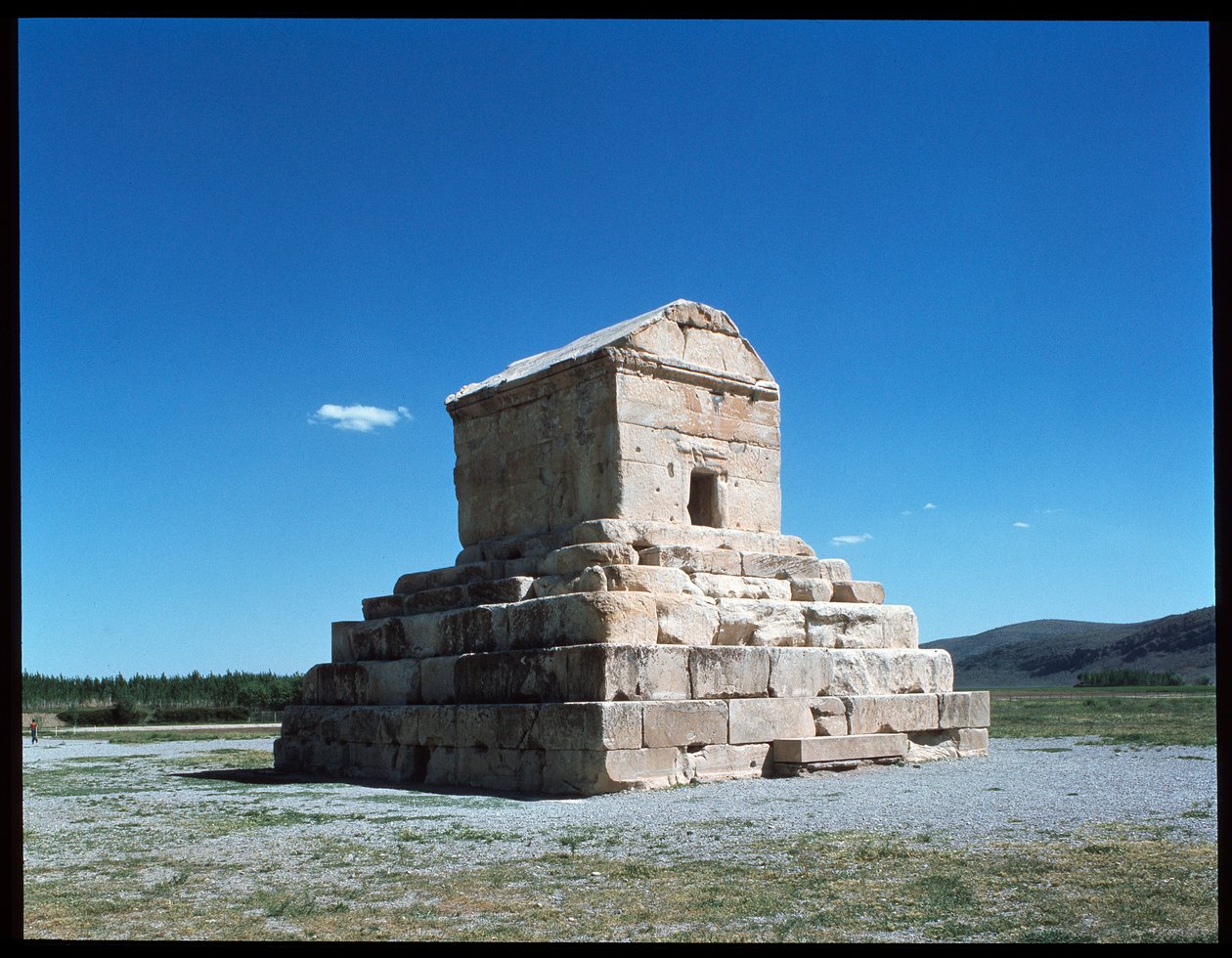 Vue du tombeau de Cyrus - Persian School
