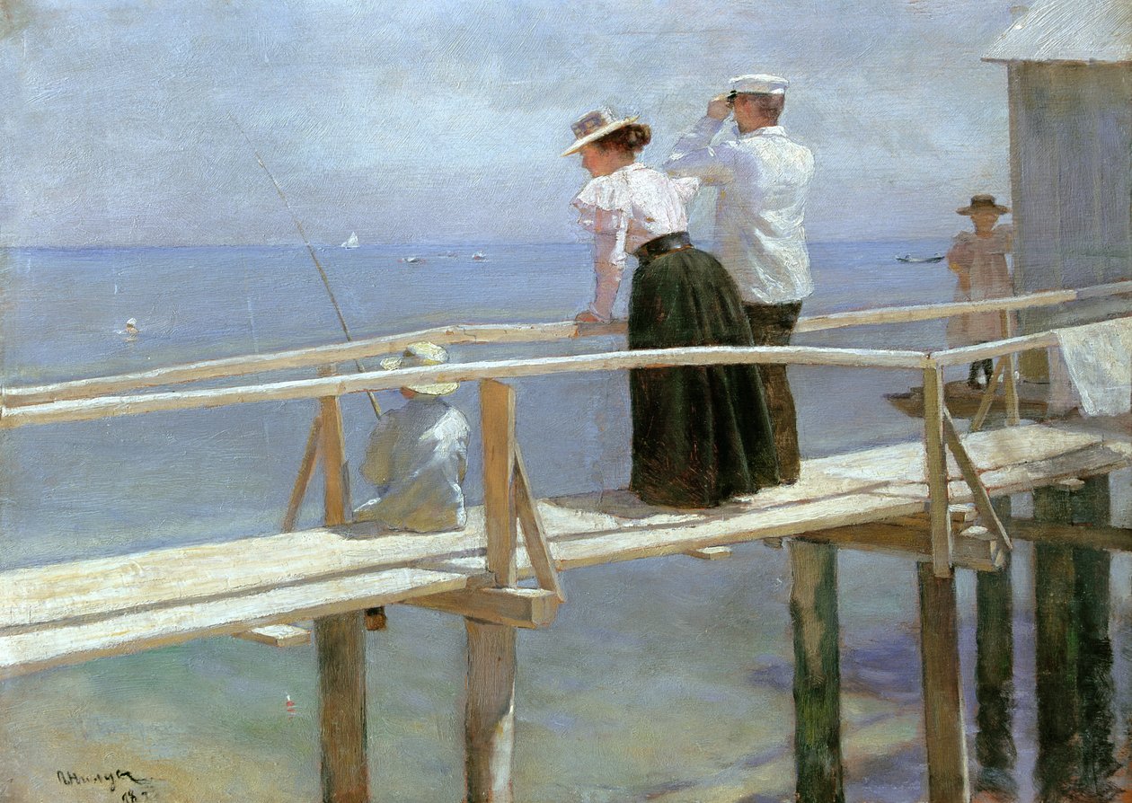 Sur le pont, 1898 - Peter Alexandrovich Nilus