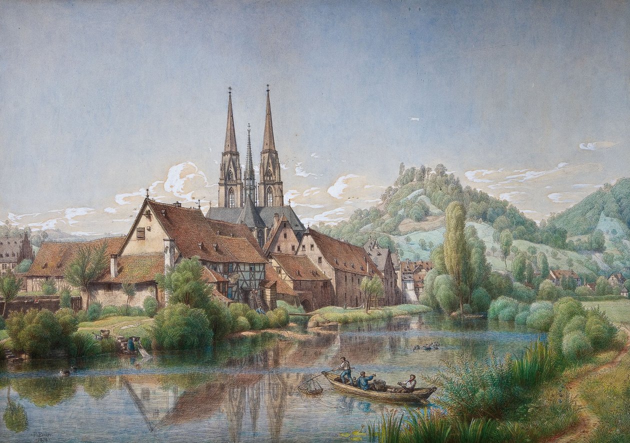 Vue sur Marburg - Peter Becker