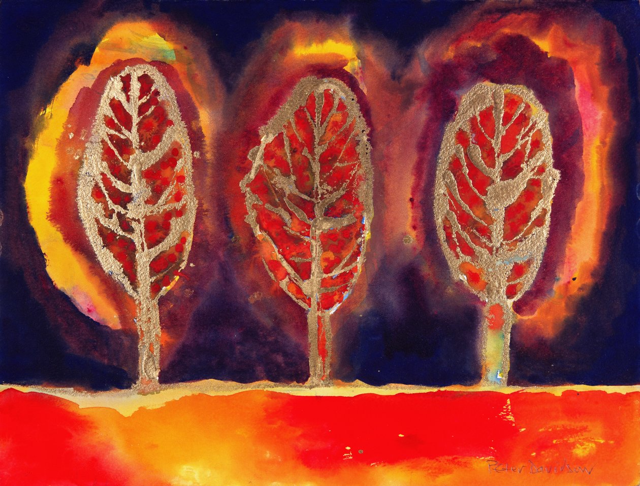 Arbres en feu, 1996 - Peter Davidson