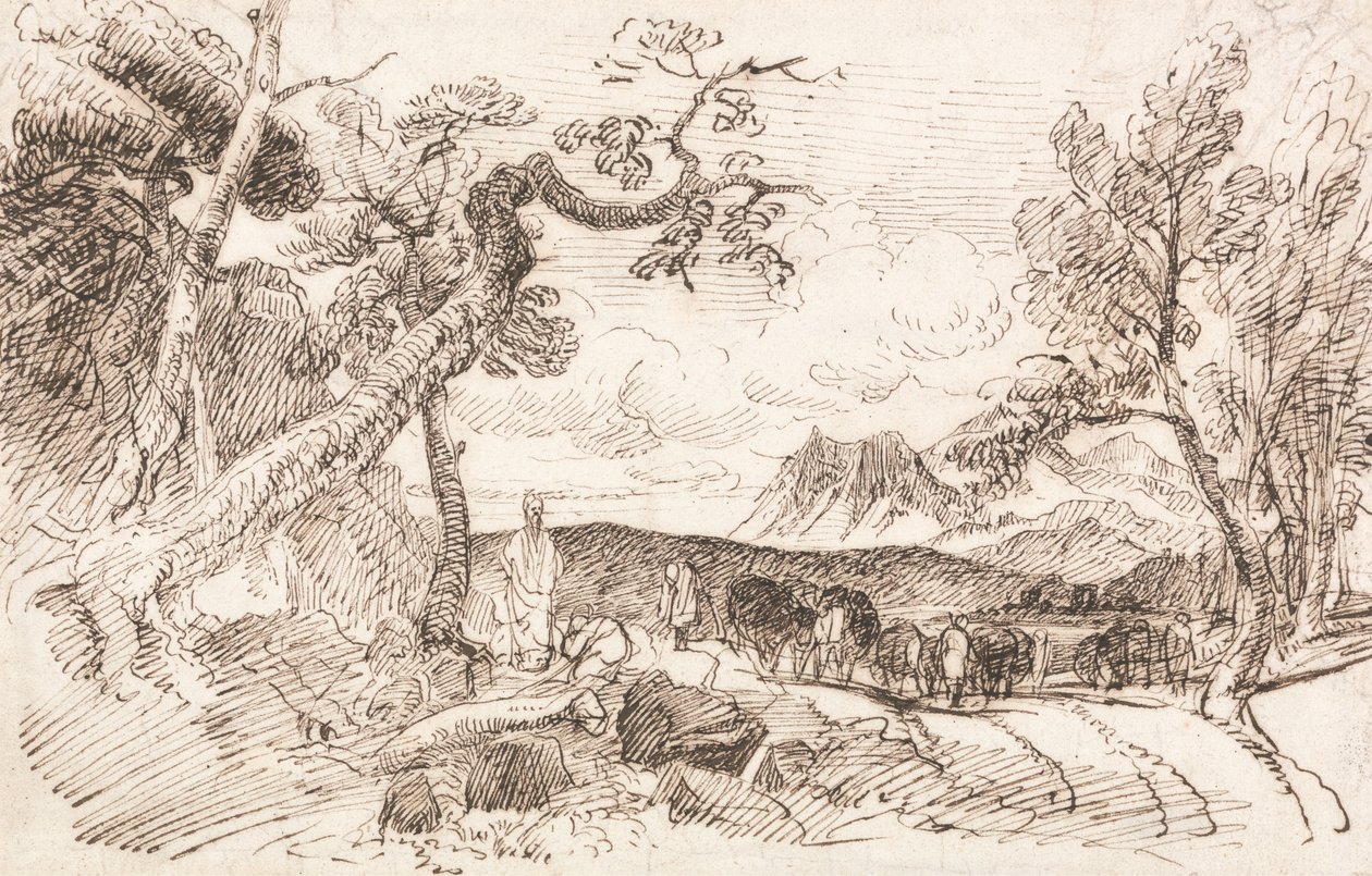 Étude pour Élie - Peter de Wint