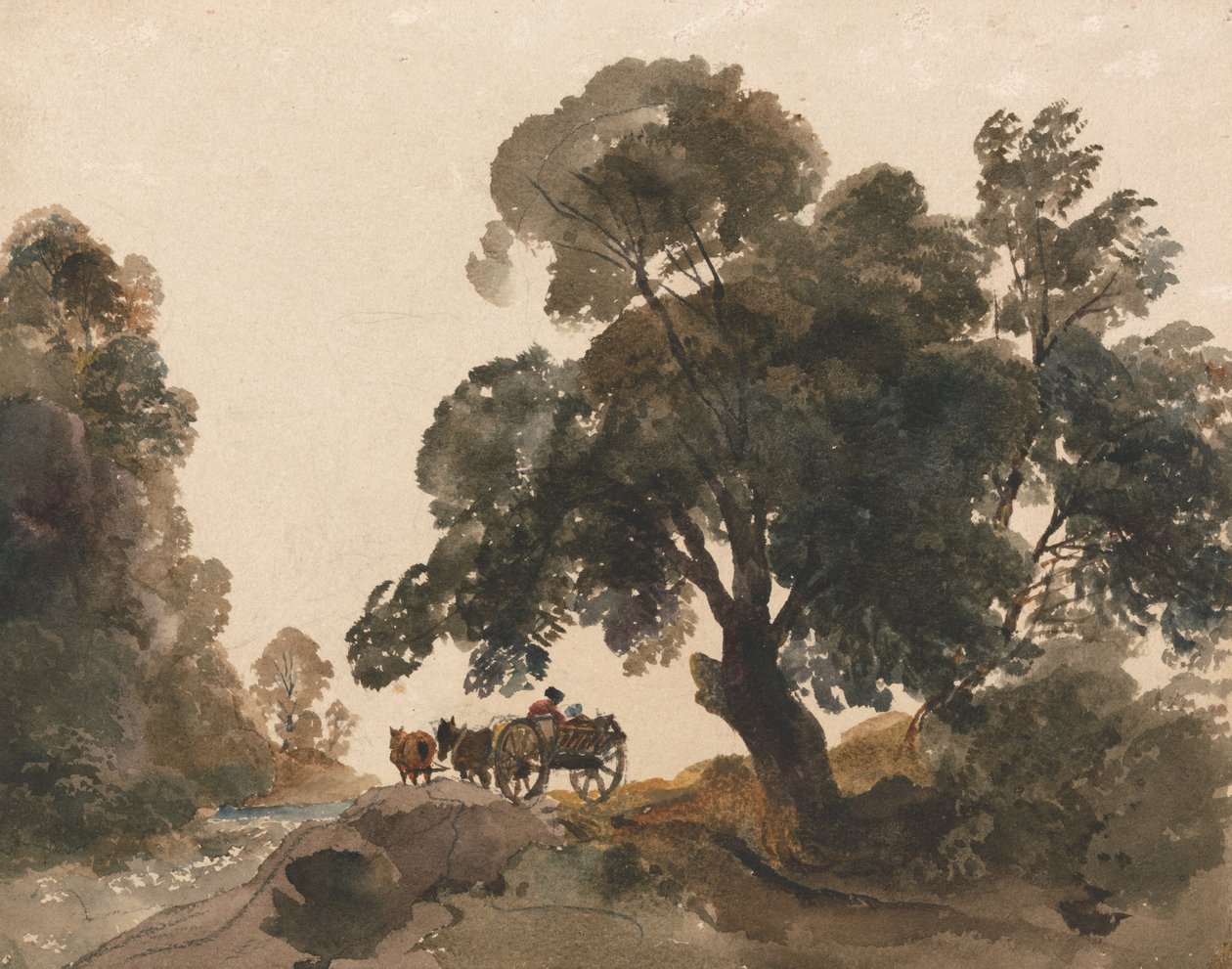La charrette - Peter de Wint