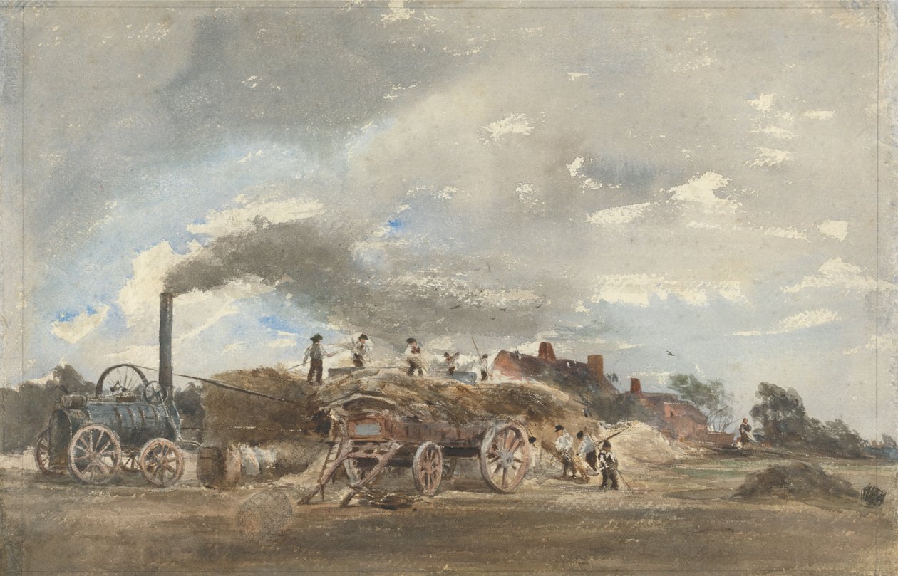 Battage du maïs - Peter de Wint