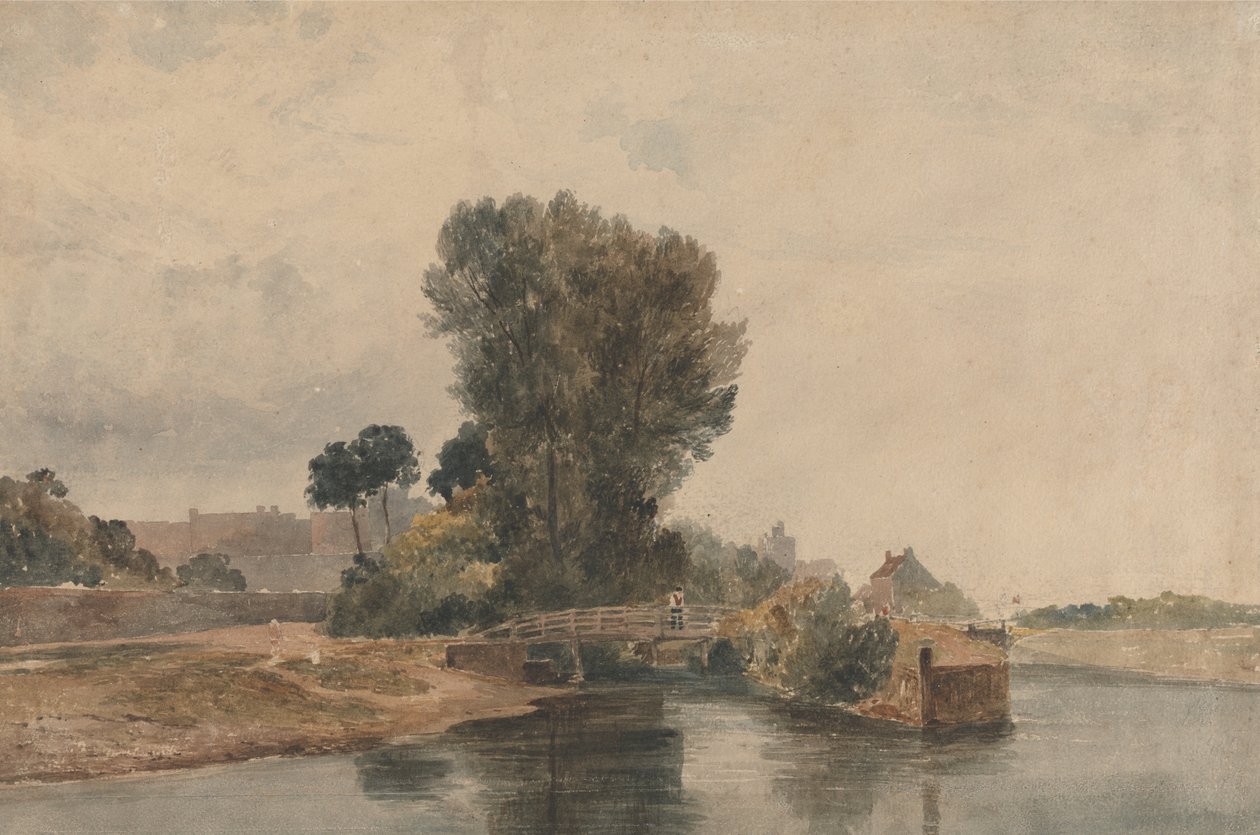 Windsor depuis les écluses - Peter de Wint