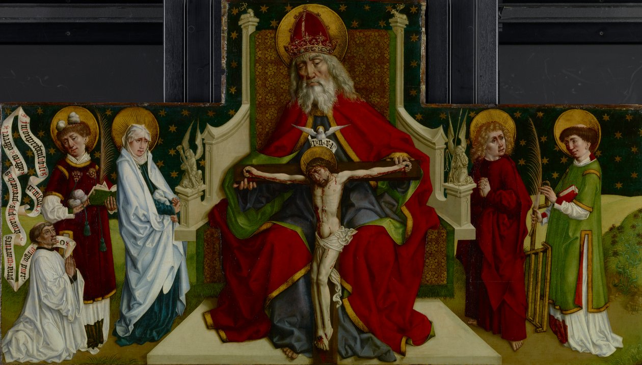 La Trinité avec la Vierge, les saints Jean l