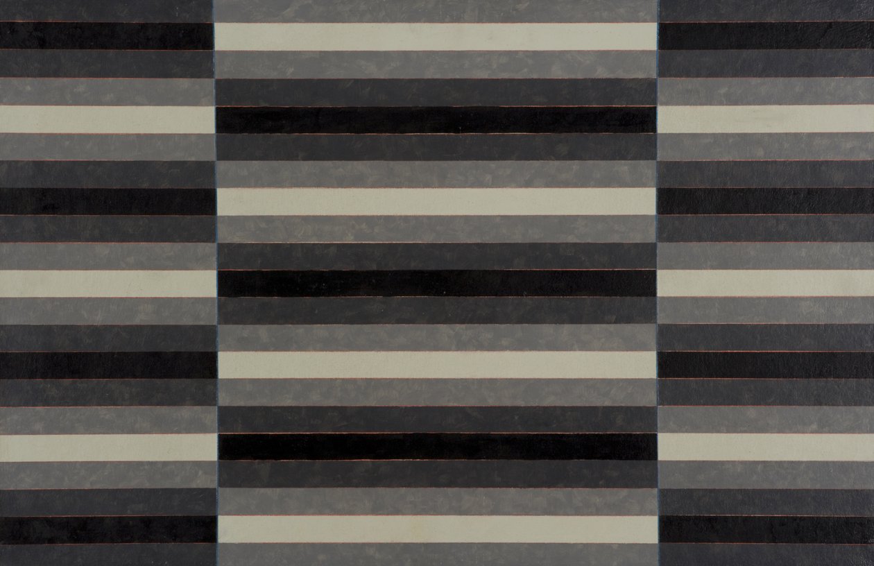 Triptyque rayé n°4, 2003 - Peter McClure