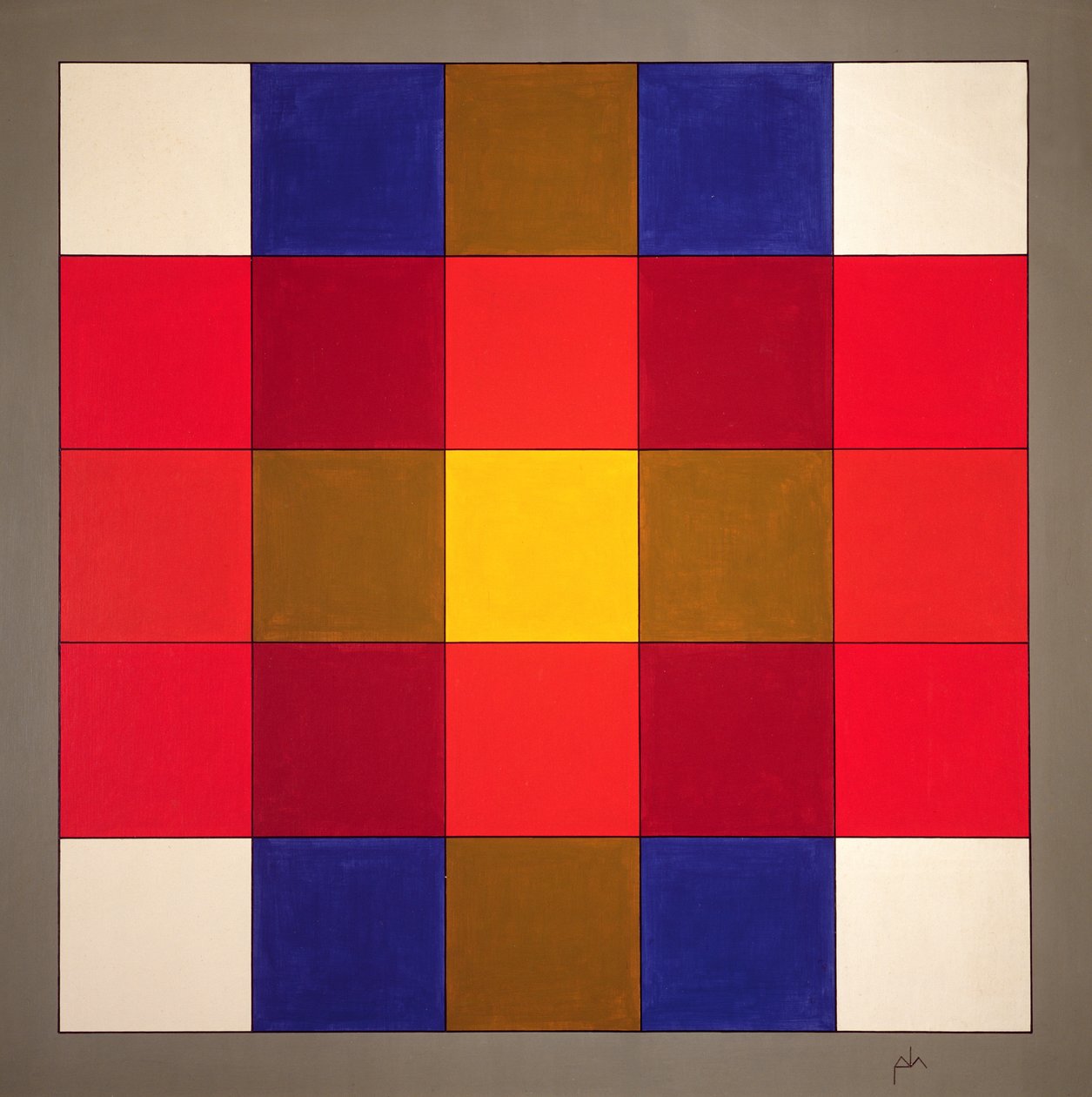 Croix jaune subliminale, 1986 - Peter McClure