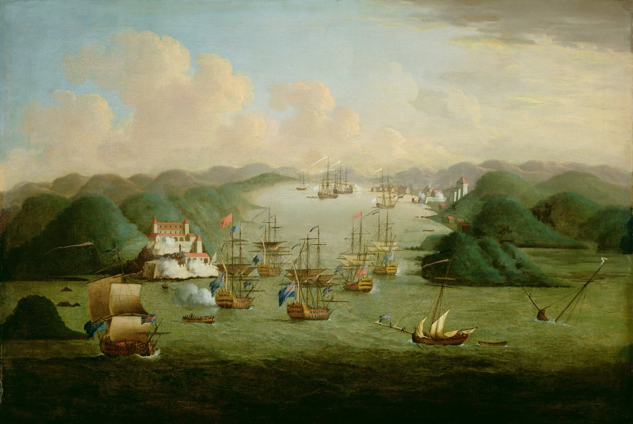 Capture de Porto Bello en 1739 - Peter Monamy