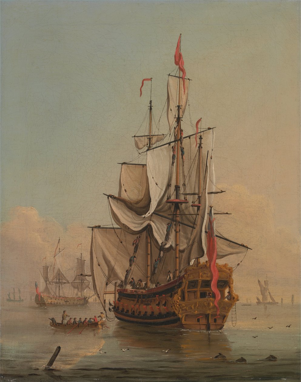 Navires par temps calme - Peter Monamy
