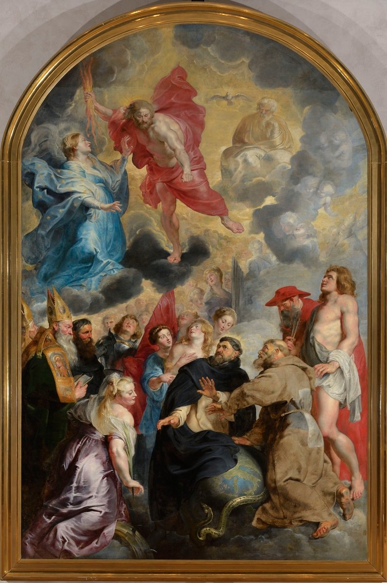 Les saints préservant le monde de la colère du Christ - Peter Paul Rubens