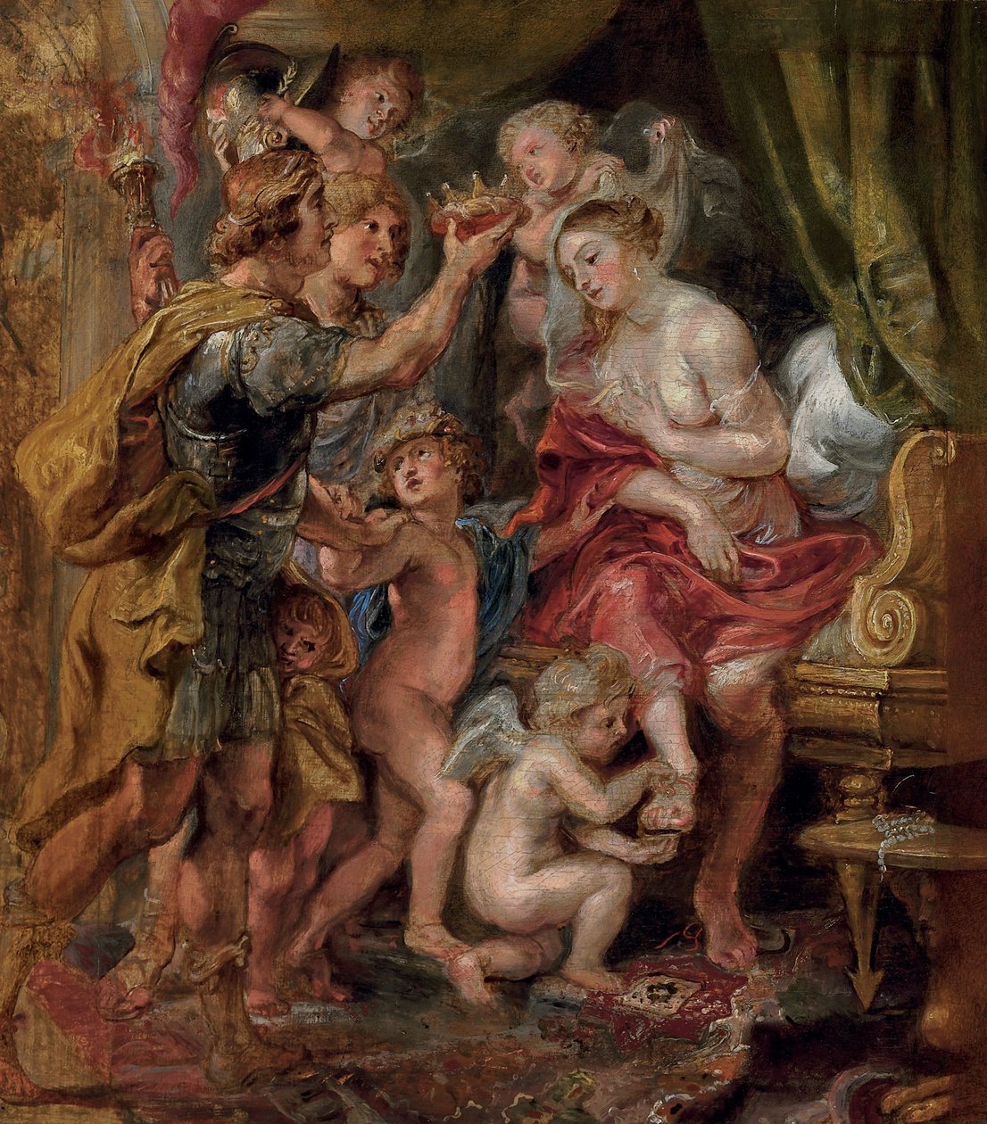 Alexandre et Roxane - Peter Paul Rubens