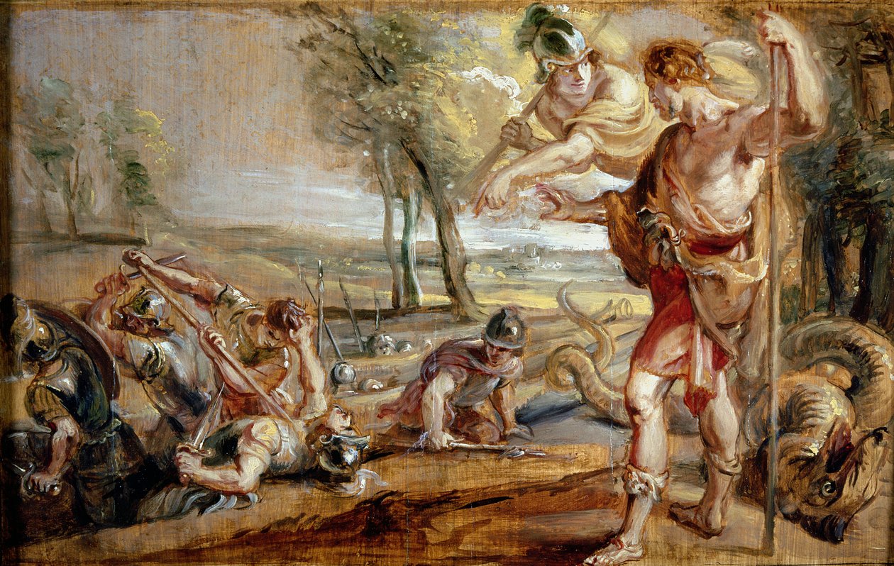 Cadmus semant les dents du dragon - Peter Paul Rubens