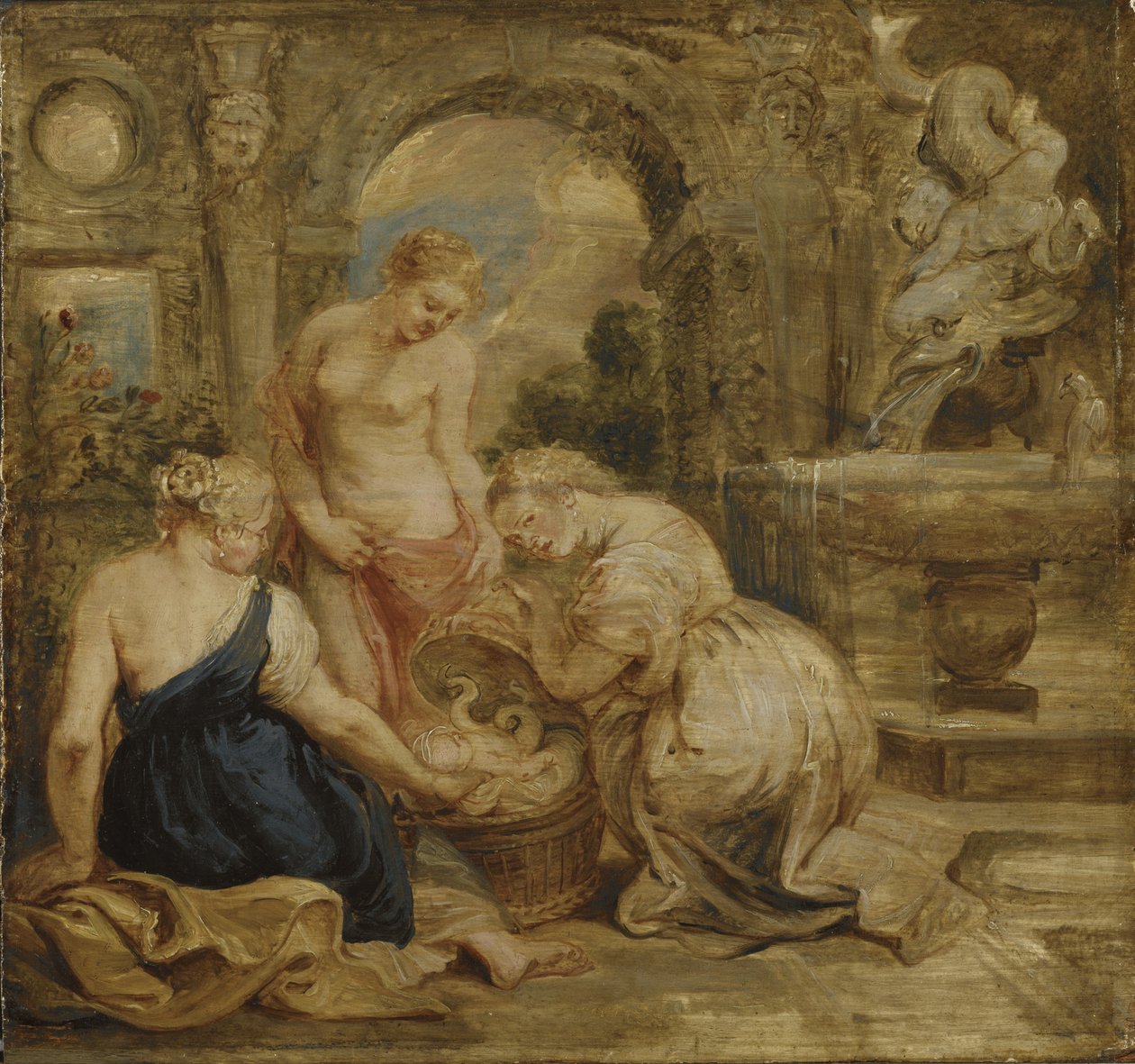 Les filles de Cécrops trouvant Érichthonios, vers 1632 - Peter Paul Rubens