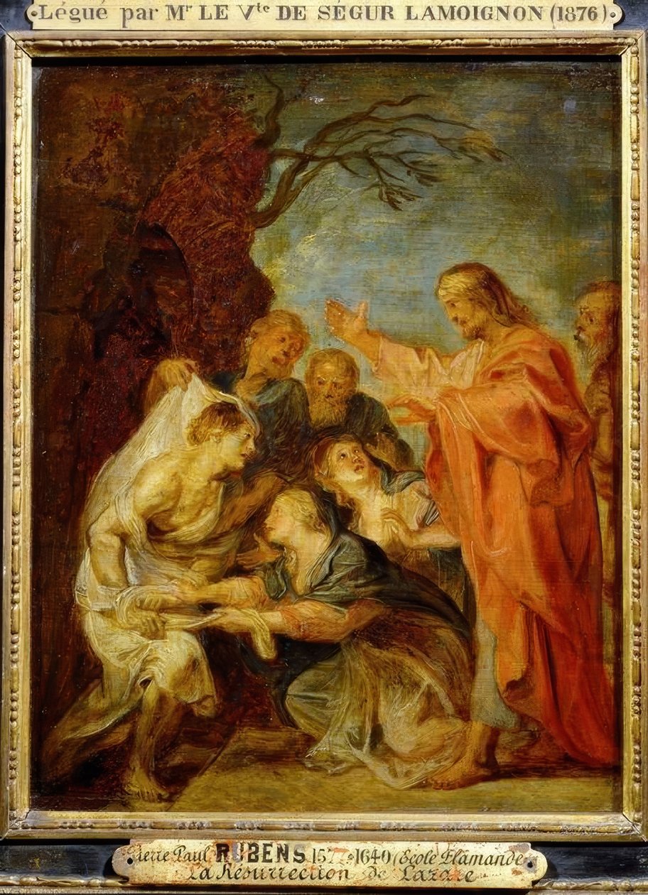 La résurrection de Lazare - Peter Paul Rubens